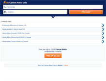 Tablet Screenshot of getcabinetmakerjobs.com